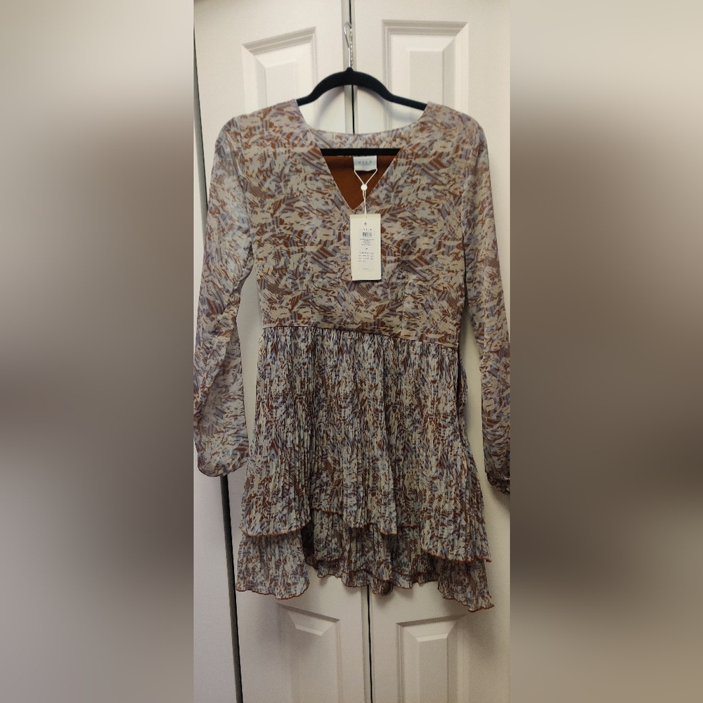 Vila fit and flare dress